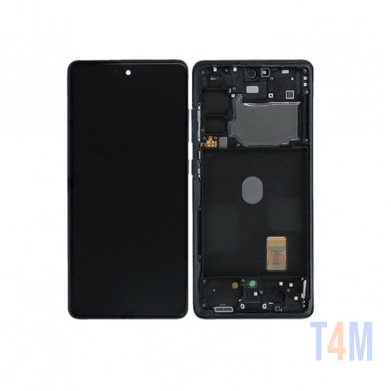 TOUCH+DISPLAY WITH FRAME AND ANTENNA SAMSUNG GALAXY S20 FE 5G/SM-G781/G780/G781B/G780B 6.5" SERVICE PACK (GH82-24214A/24215A) BLACK/NAVY BLUE